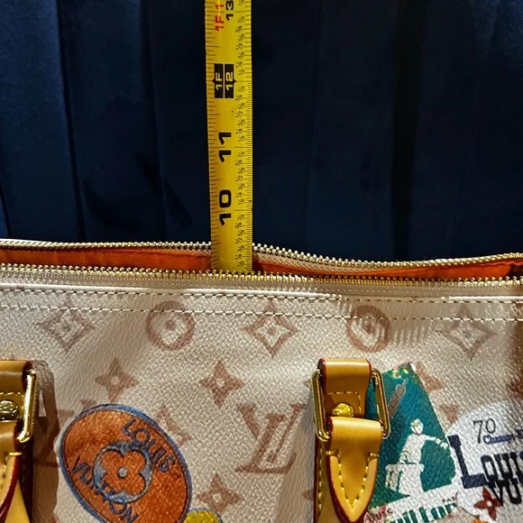 Unbranded Beige Monogram Bag with Colorful Patches - Picture 11 of 13